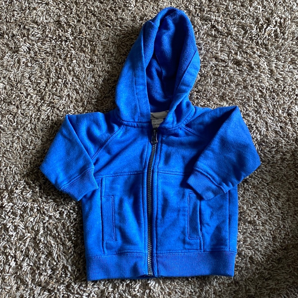Carters Zip Hoodie 9M